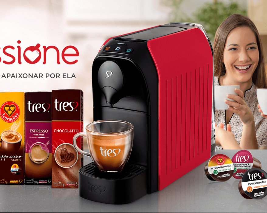 Máquina TRES®: Entenda a diferença da extração e das cores do botão