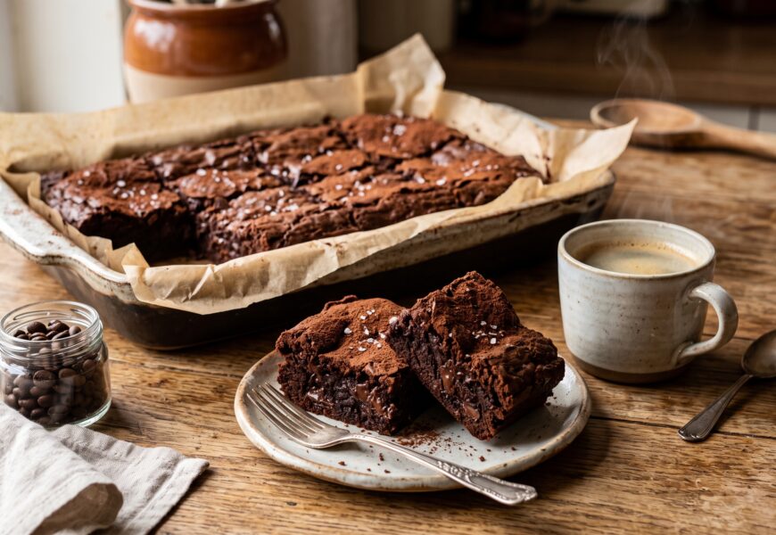 Receita de brownie de cafe