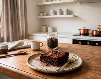 Receita de brownie com de cafe
